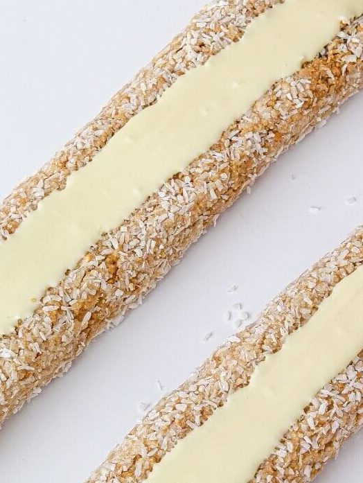 Coconut White Chocolate Date Roll