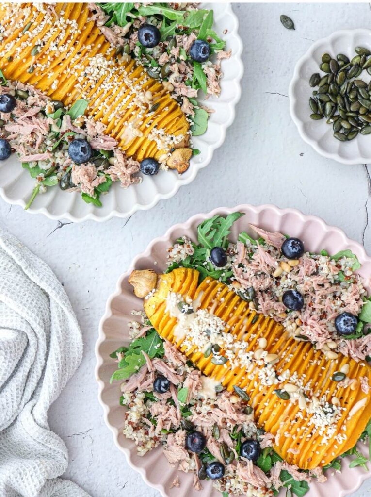 Hasselback Butternut Squash Bowl