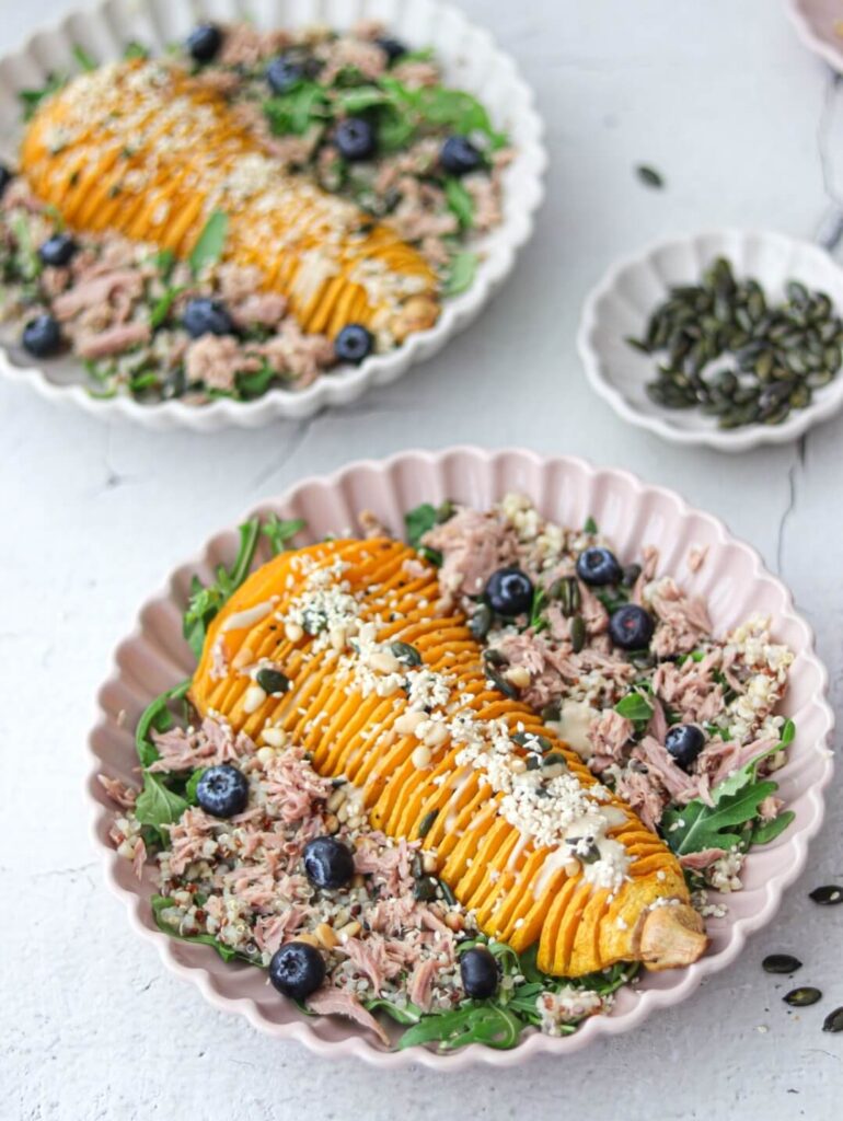 Hasselback Butternut Squash Bowl